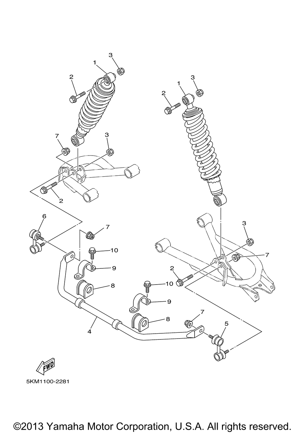 Rear suspension