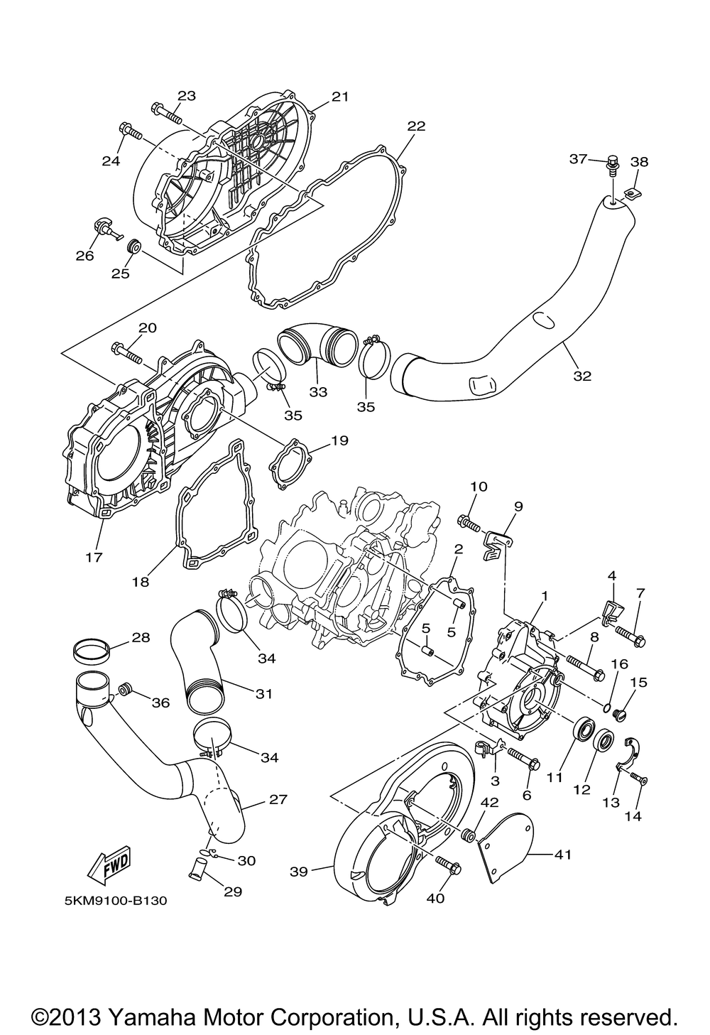 Crankcase cover 1