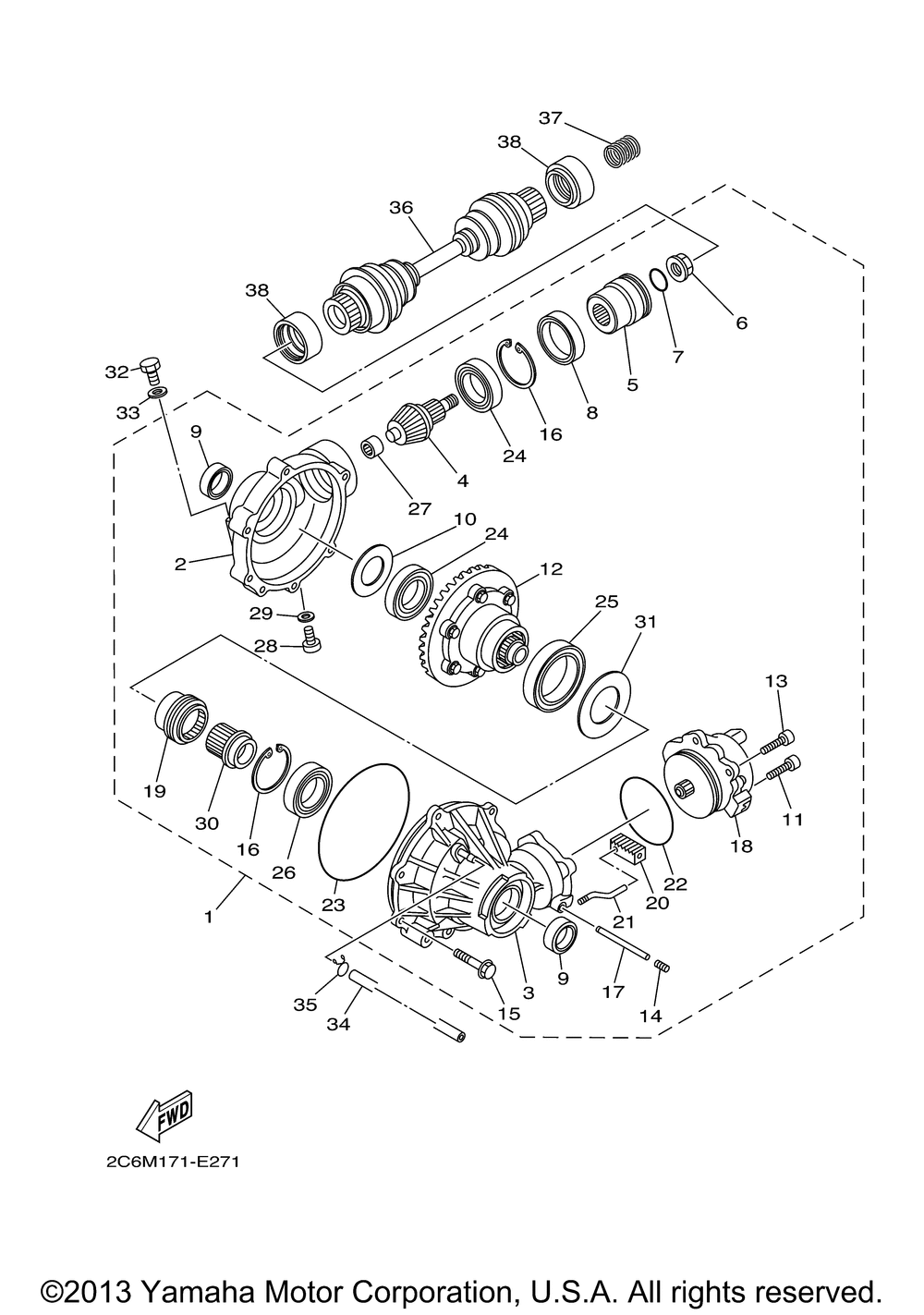 Front differential