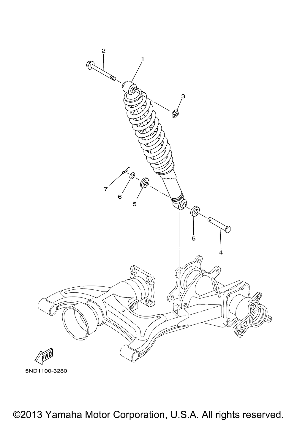 Rear suspension