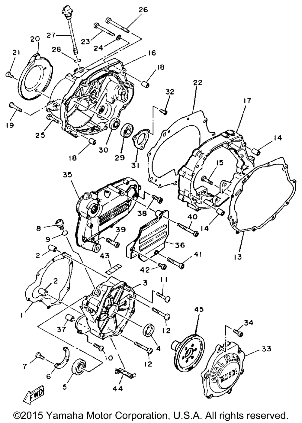 Crankcase cover 1