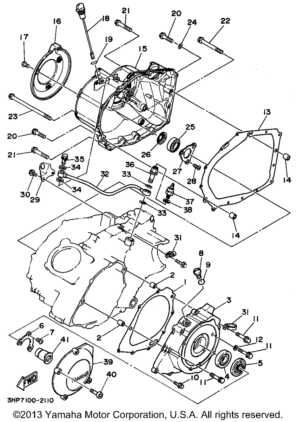 Crankcase cover 1