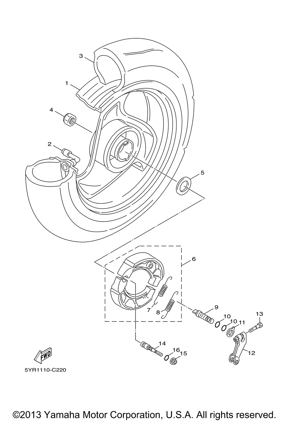 Rear wheel