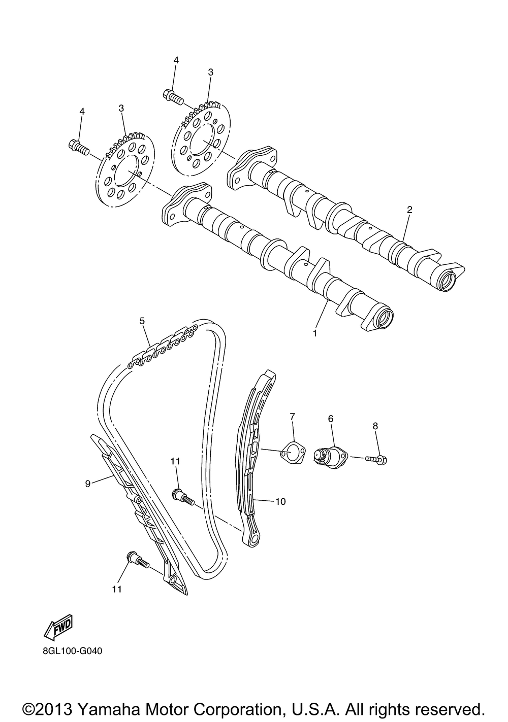 Camshaft chain