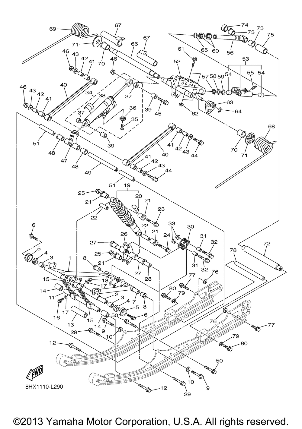 Track suspension 2