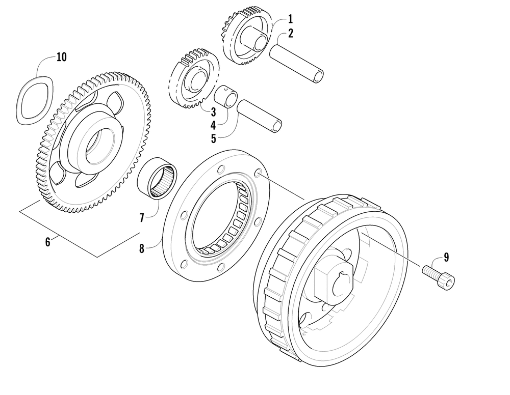 Starter clutch assembly