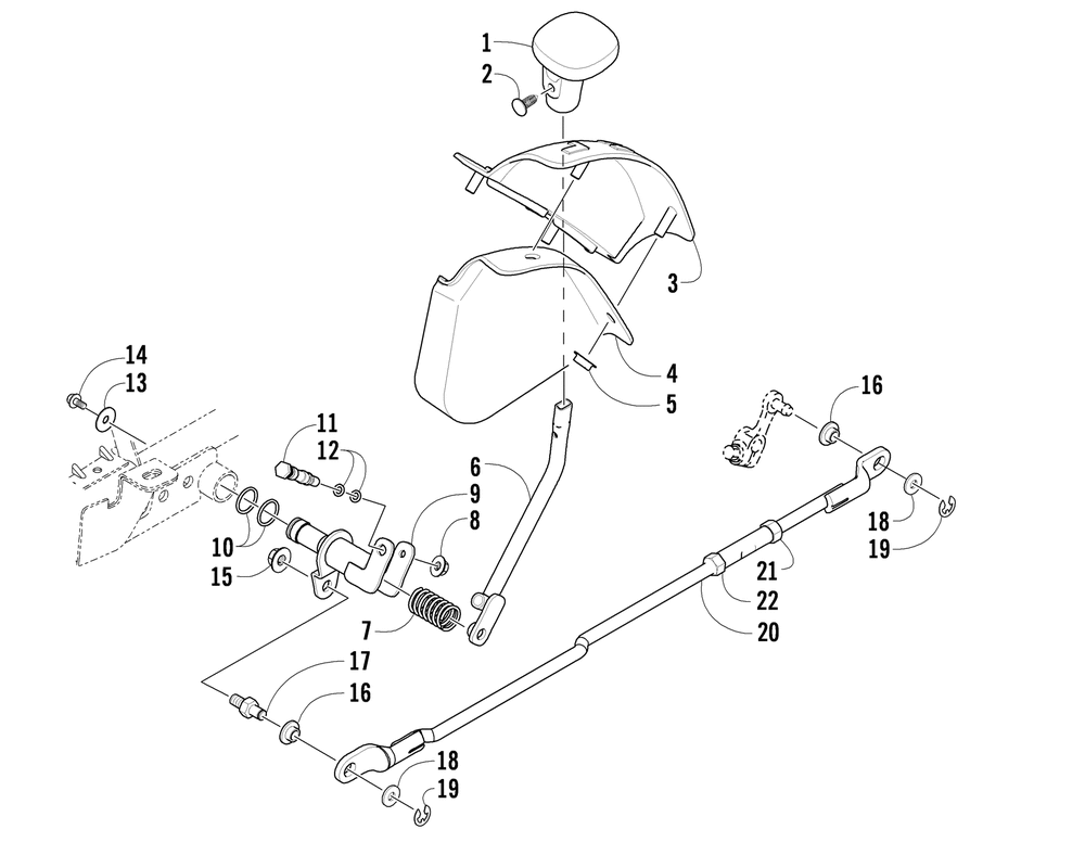 Shift lever assembly