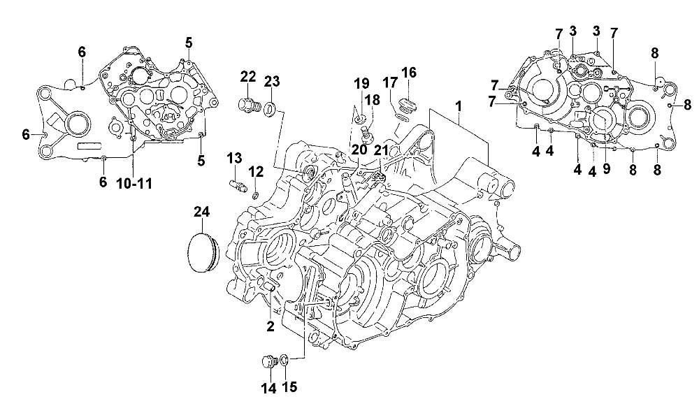 Crankcase assembly