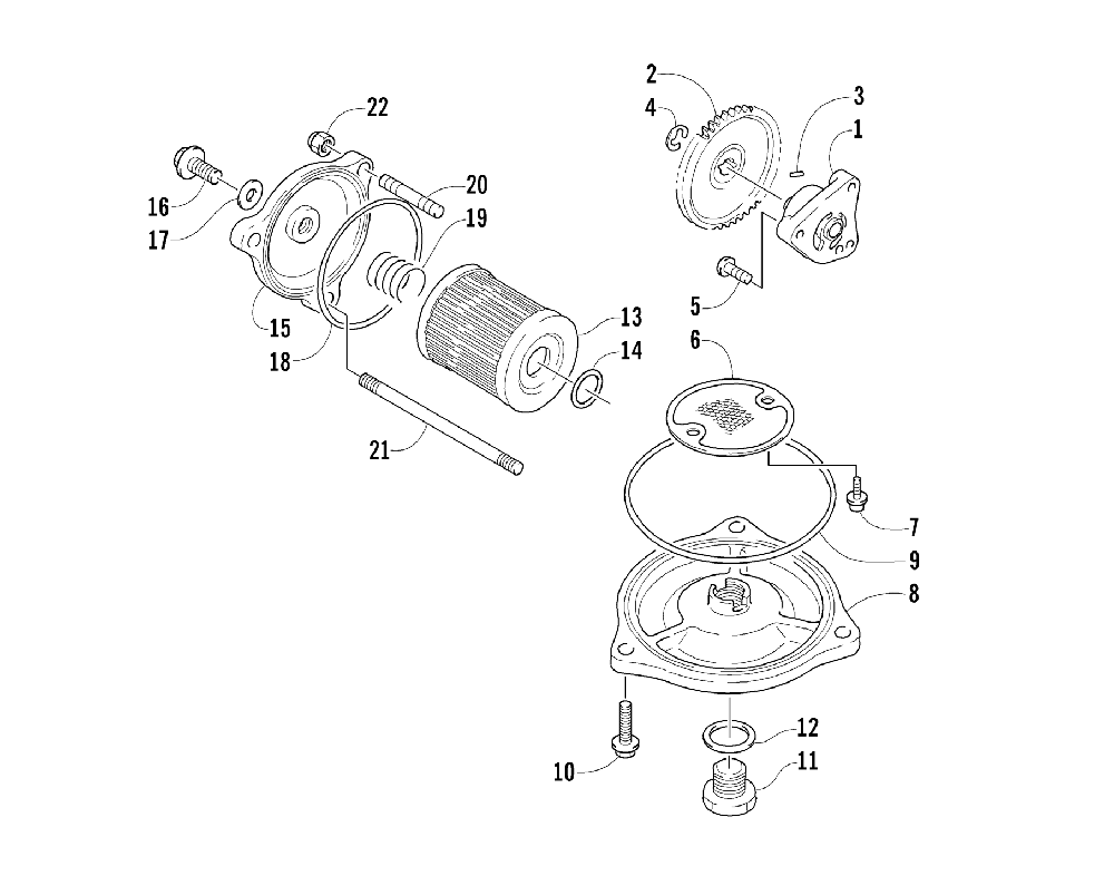 Oil pump assembly