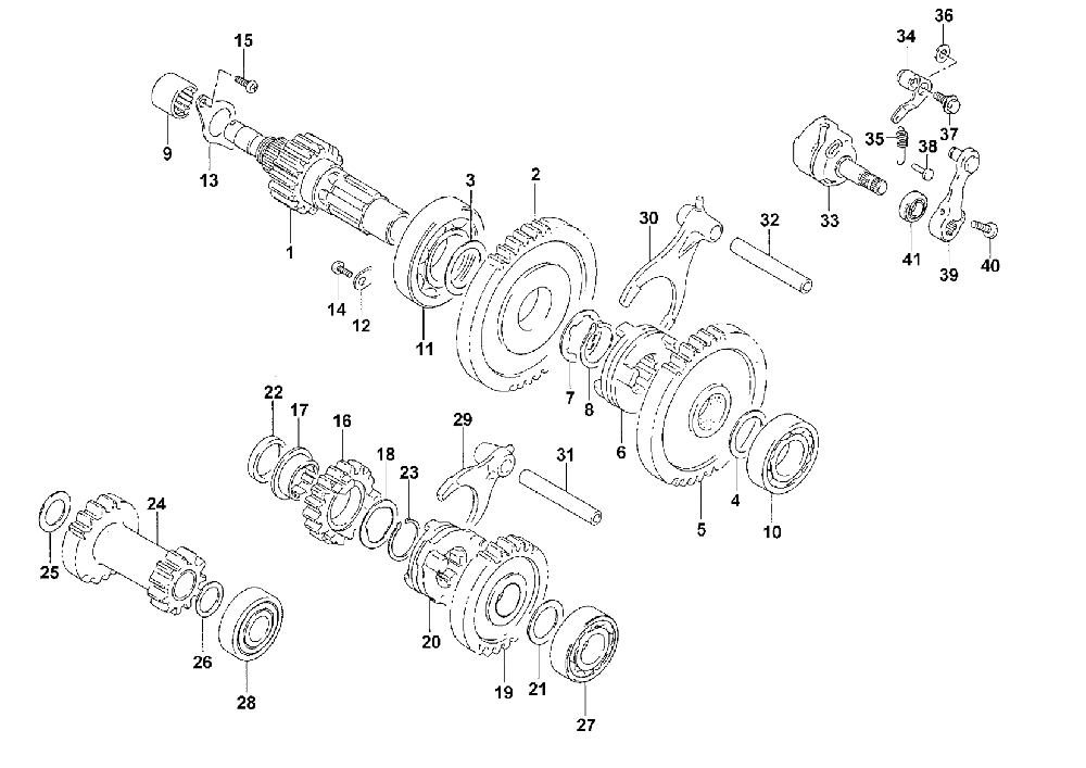 Secondary transmission assembly