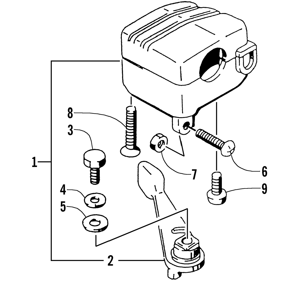 Throttle case assembly