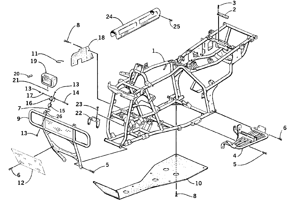 Frame and related parts