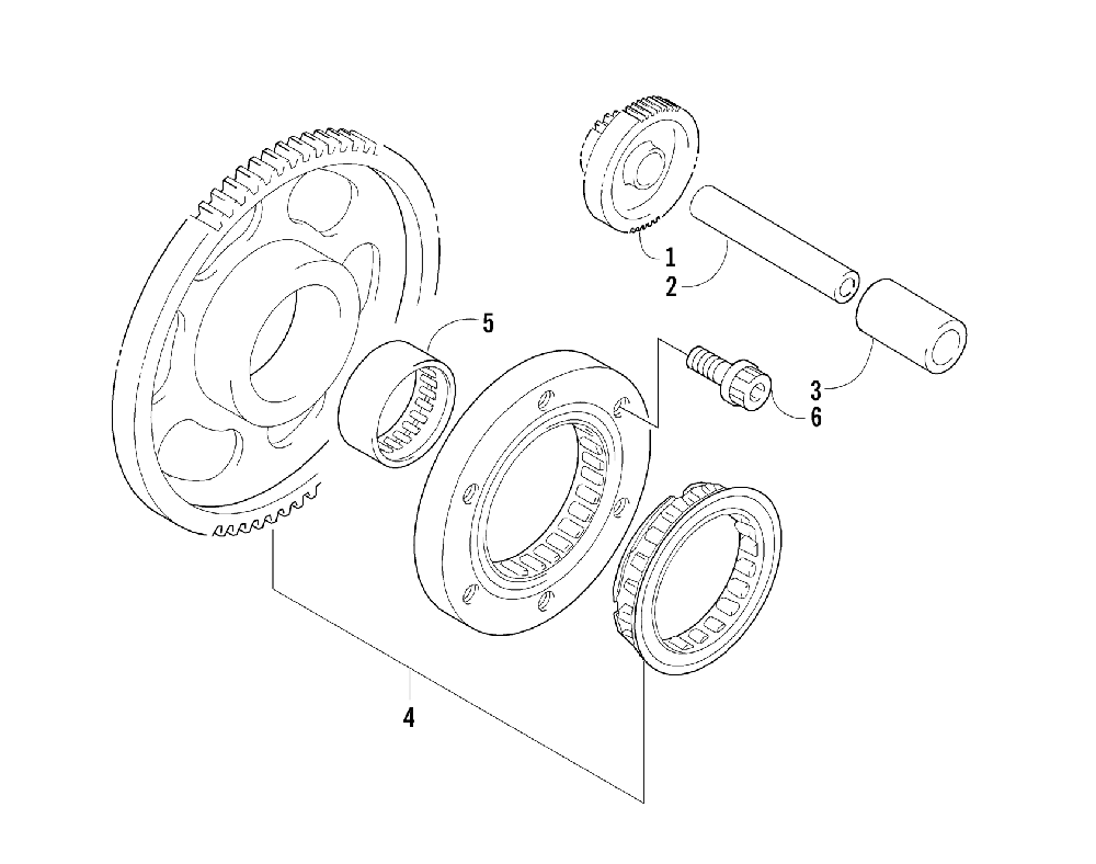 Starter clutch assembly