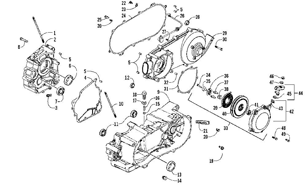 Crankcase assembly