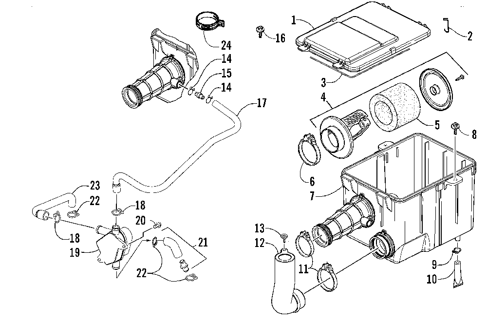 Air intake assembly