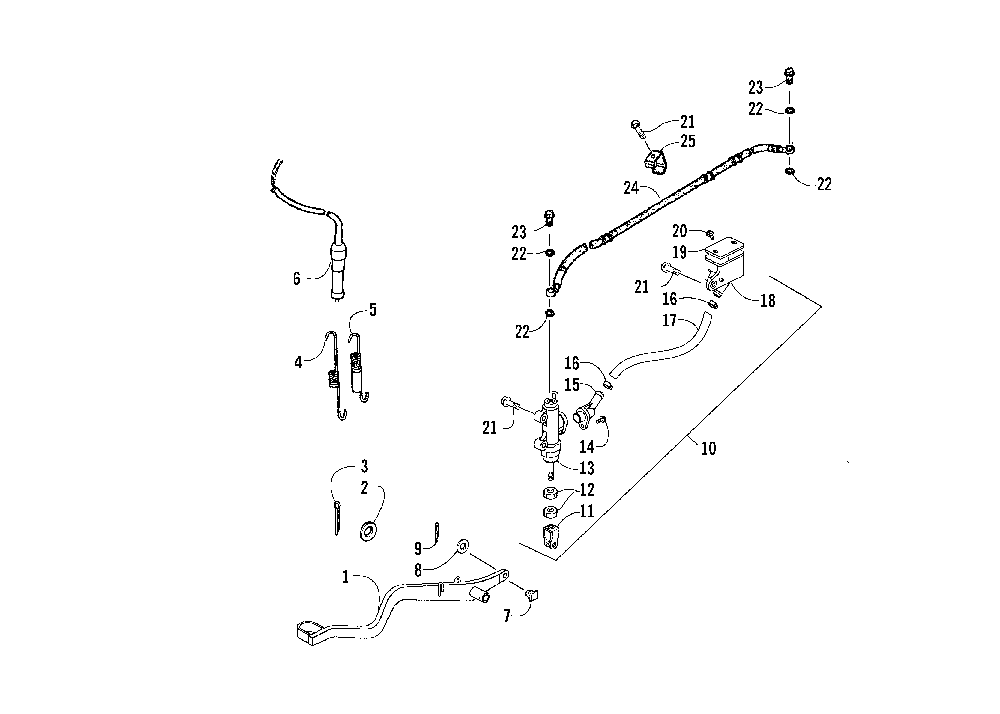 Auxiliary brake assembly