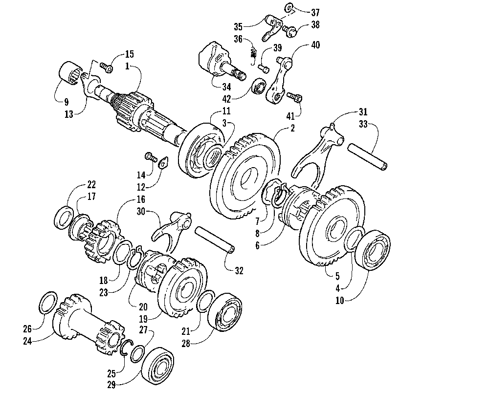 Secondary transmission assembly