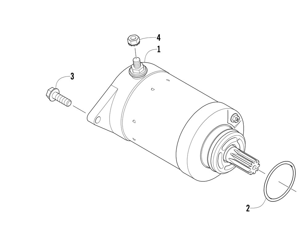 Starter motor assembly