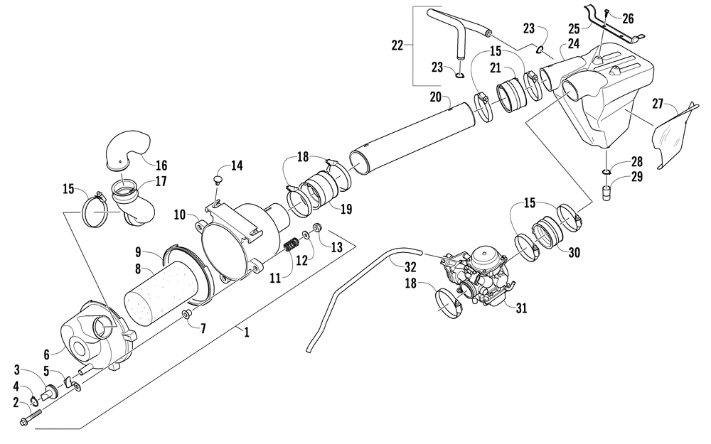 Air intake assembly