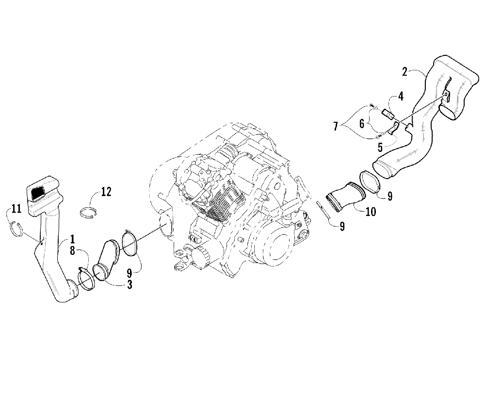 Case_belt cooling assembly