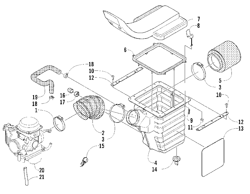 Air intake assembly