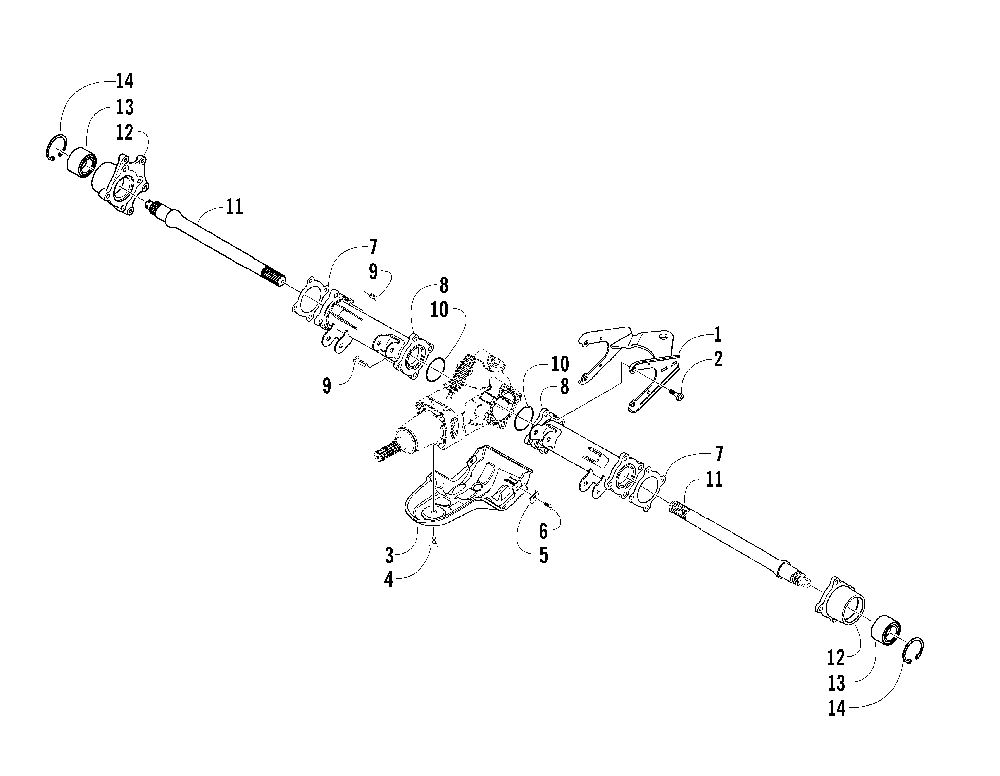 Rear axle assembly