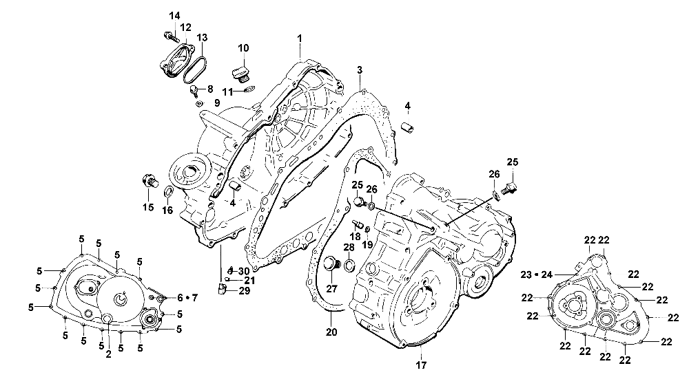 Crankcase cover assembly