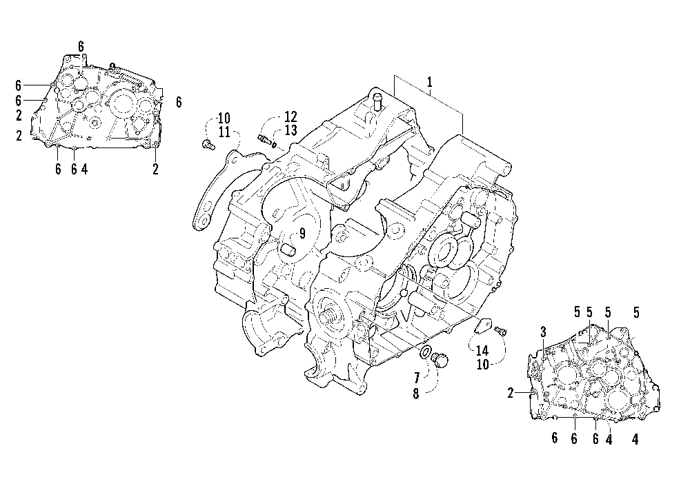 Crankcase assembly