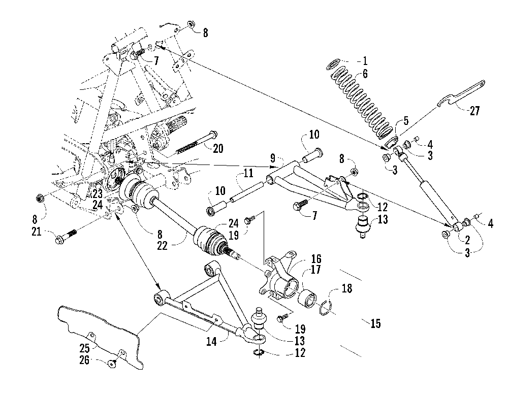 Front suspension assembly