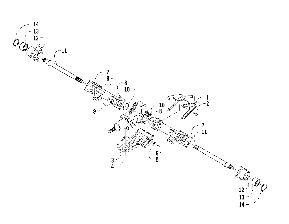 Rear axle assembly