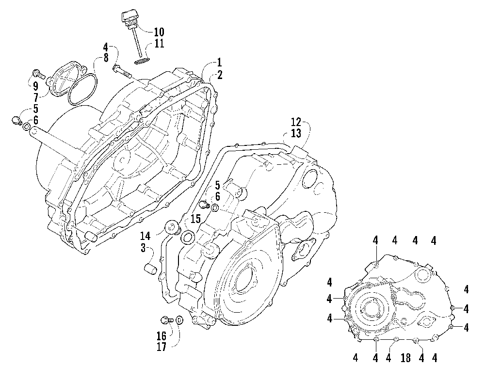 Crankcase cover assembly