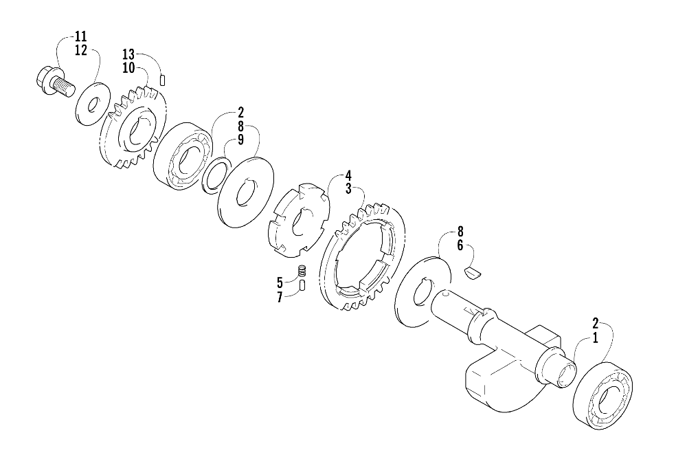 Crank balancer assembly