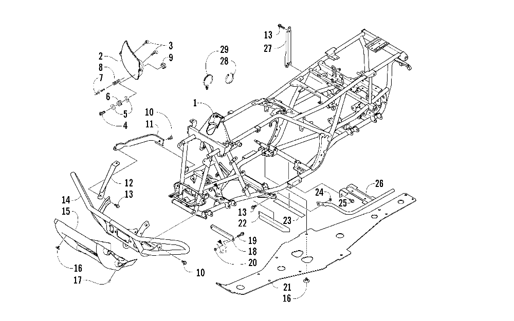 Frame and related parts