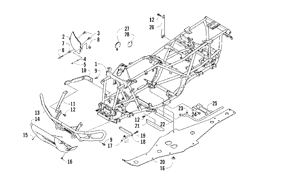 Frame and related parts