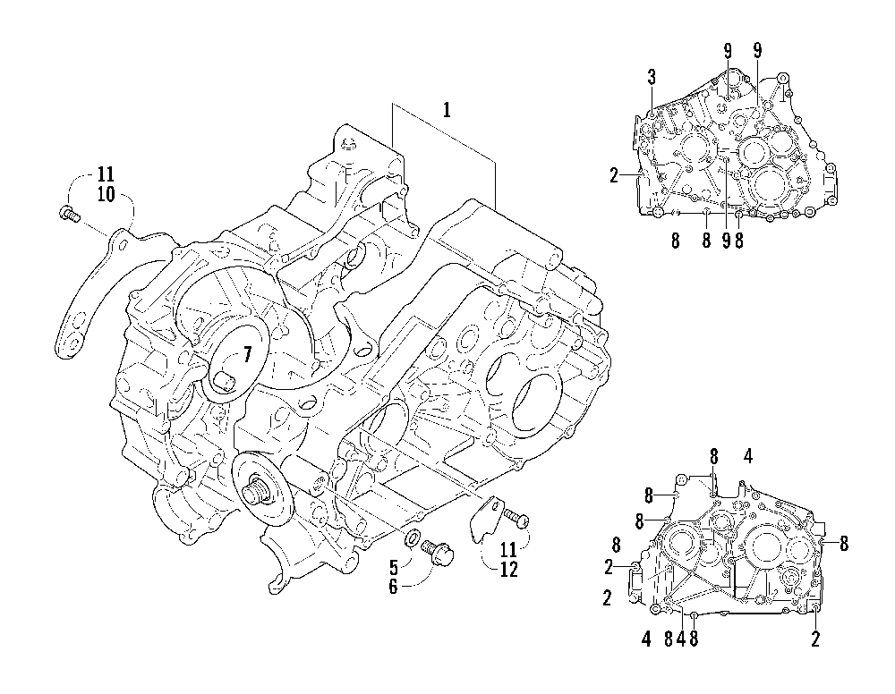 Crankcase assembly