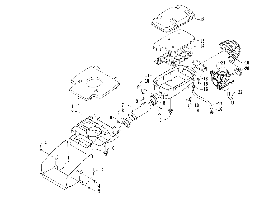 Air intake assembly