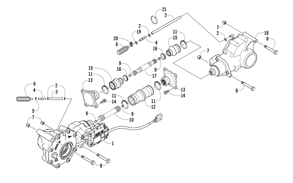 Drive train assembly