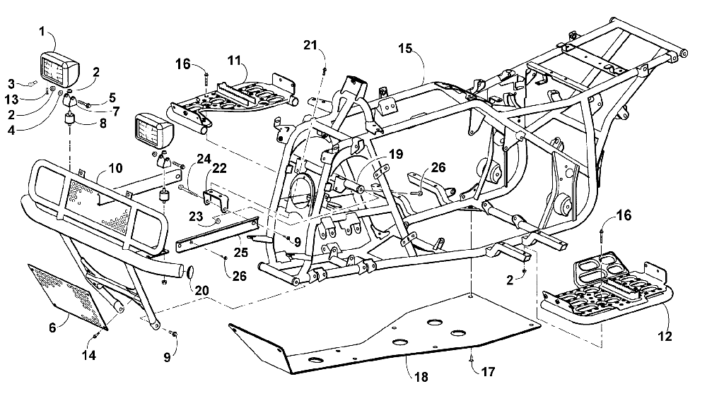 Frame and related parts