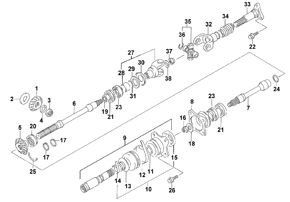 Secondary drive assembly