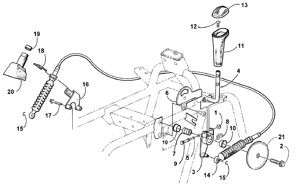 Shift lever assembly