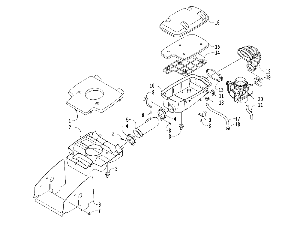 Air intake assembly