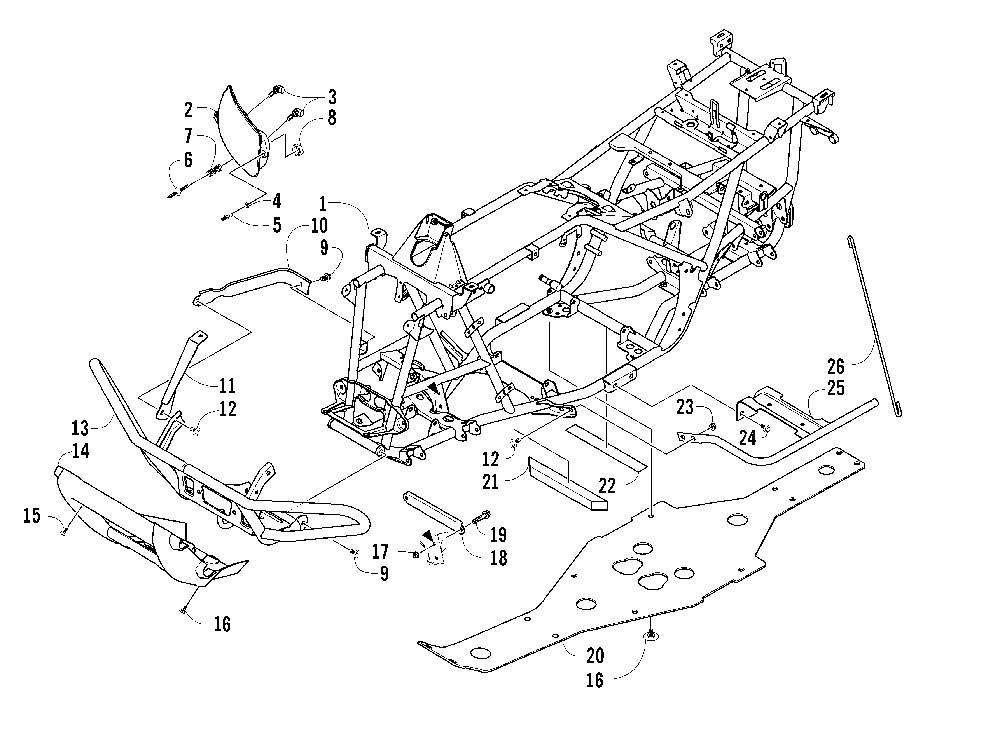 Frame and related parts