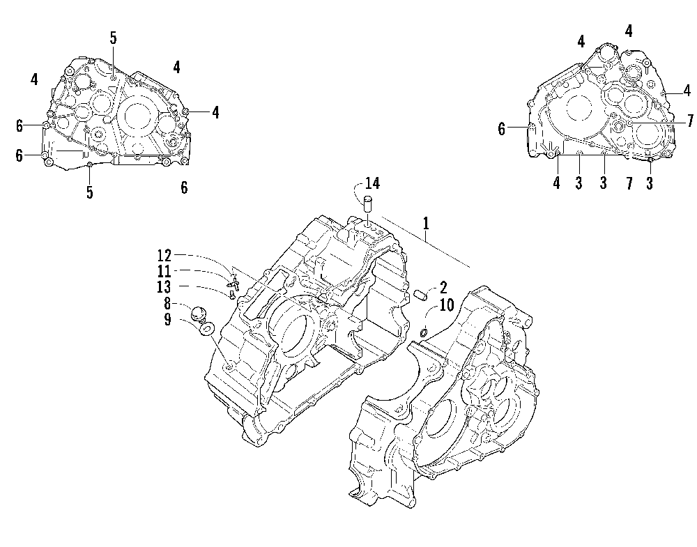 Crankcase assembly