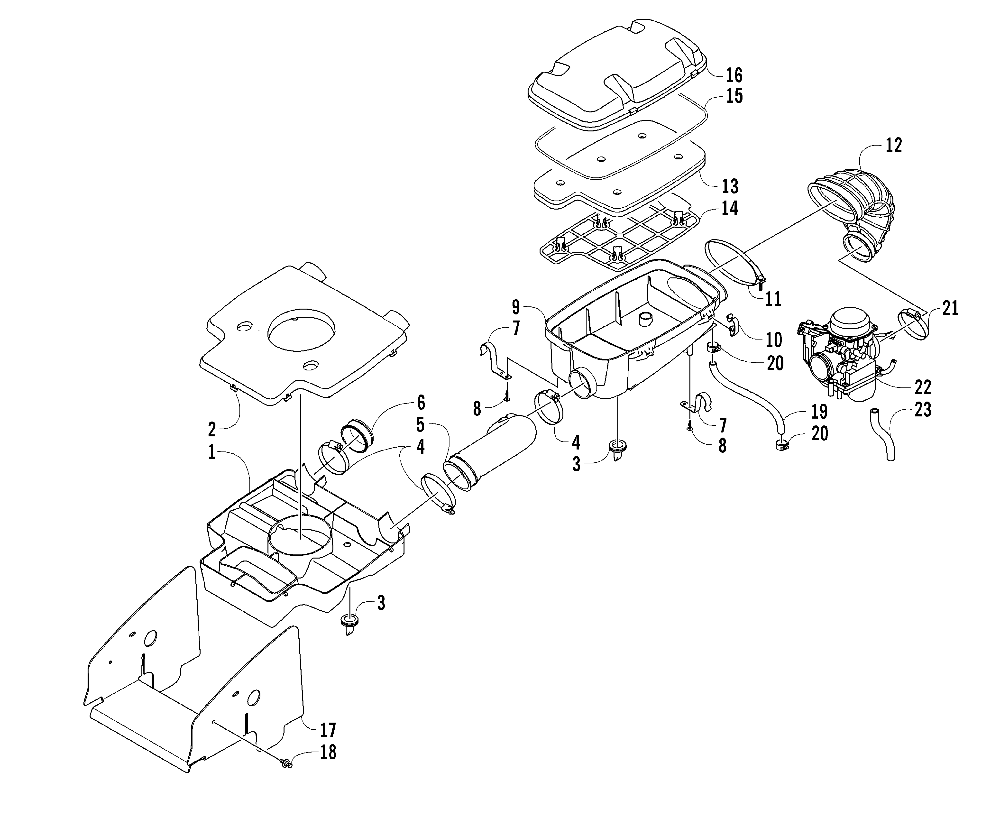 Air intake assembly