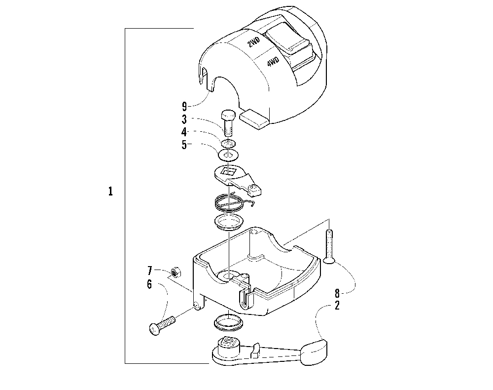 Throttle case assembly