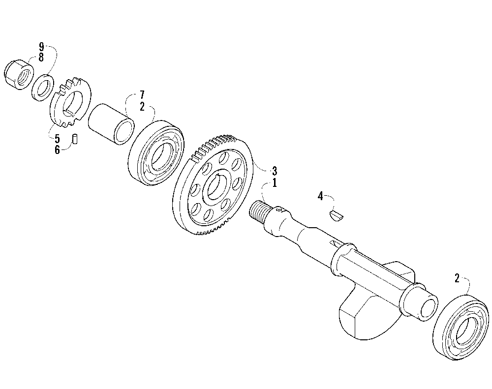 Crank balancer assembly