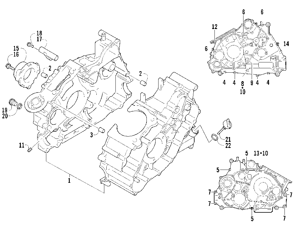 Crankcase assembly