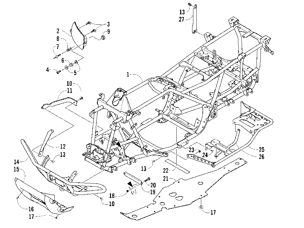 Frame and related parts