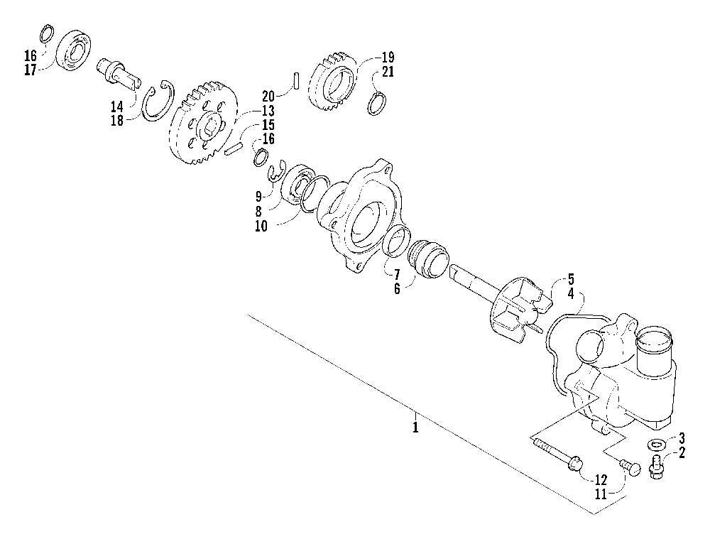 Water pump assembly