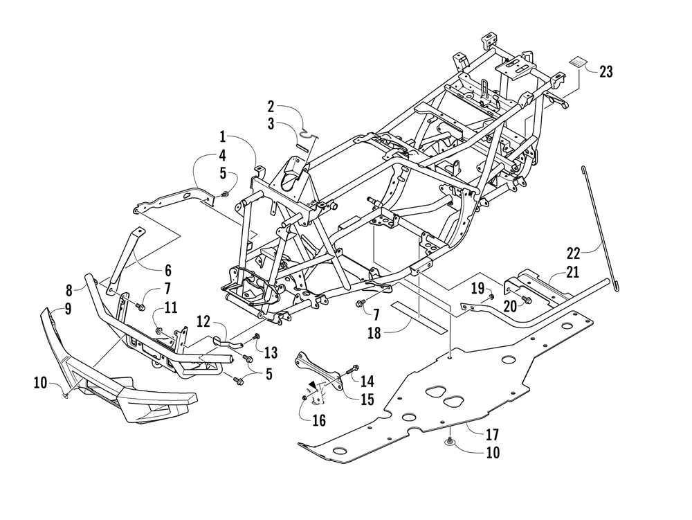 Frame and related parts